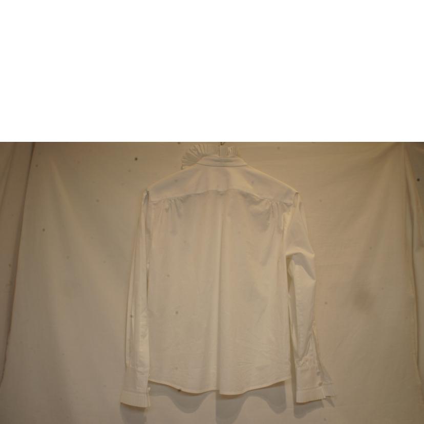 LV ルイヴィトン/プリーツカラーコットンホワイトシャツ//Aランク/92