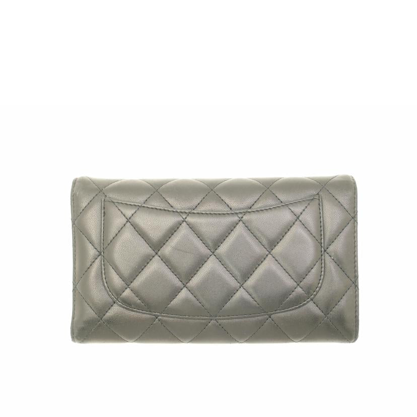 CHANEL/タイムレスクラシック三つ折り長財布/ブラック/A31506//139*****/ABランク/69