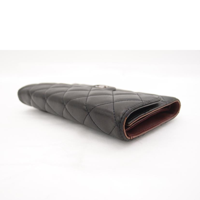 CHANEL/タイムレスクラシック三つ折り長財布/ブラック/A31506//139*****/ABランク/69