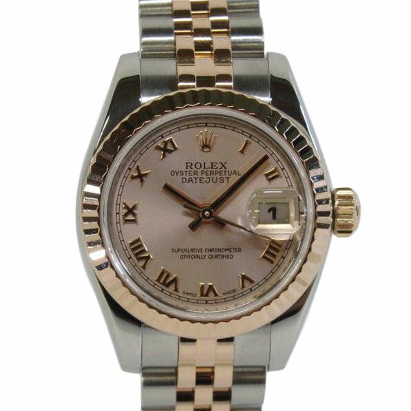 ROLEX ロレックス/デイトジャスト/ローマインデックス/SS×PG/179171//M175107/ABランク/91