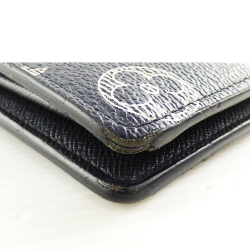 LOUIS VUITTON ルイ・ヴィトン/ポルトフォイユ・ブラザ/モノグラム・インク アップサイドダウン/M62893//CA1148/BCランク/64