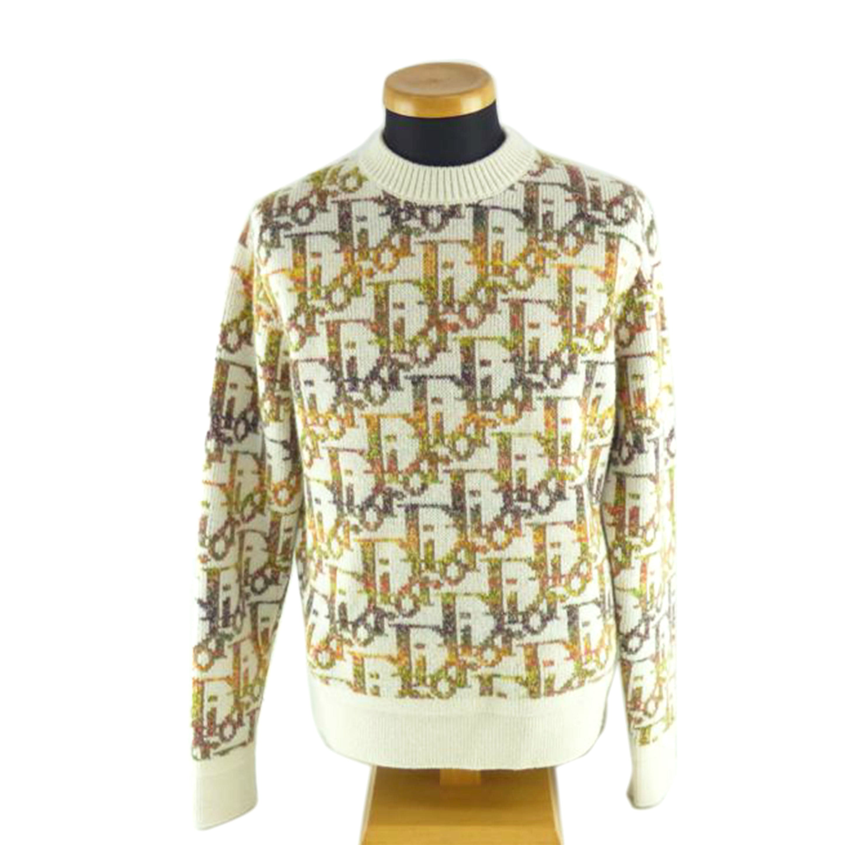 Christian Dior クリスチャンディオール/オブリーク ウール ジャガード セーター/193M638AT344//Sサイズ/Bランク/64