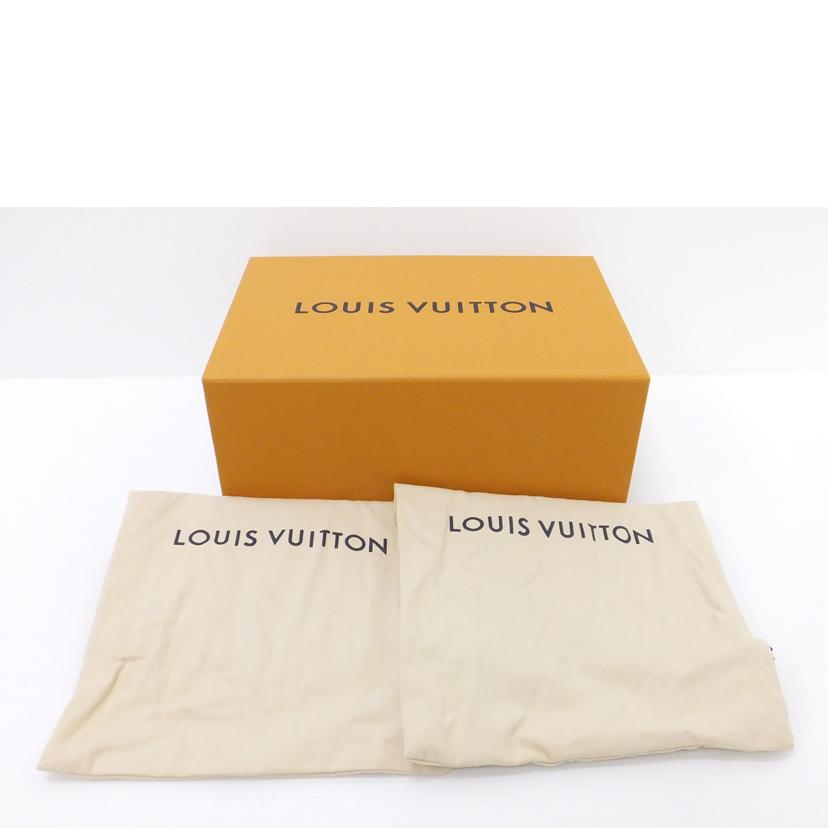 LV ルイヴィトン/ラン55・ラインスニーカー/ブラック 34 1/2サイズ/1AAP5L//GO0292/Bランク/88