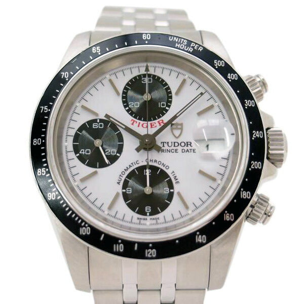 TUDOR チューダー チュードル 腕時計 2000年頃製造 新品仕上済 クロノグラフ タイガーウッズモデル 白文字盤/プリンスデイト・クロノタイム・タイガー/自動巻き/79260//H232456(2000)/SAランク/69