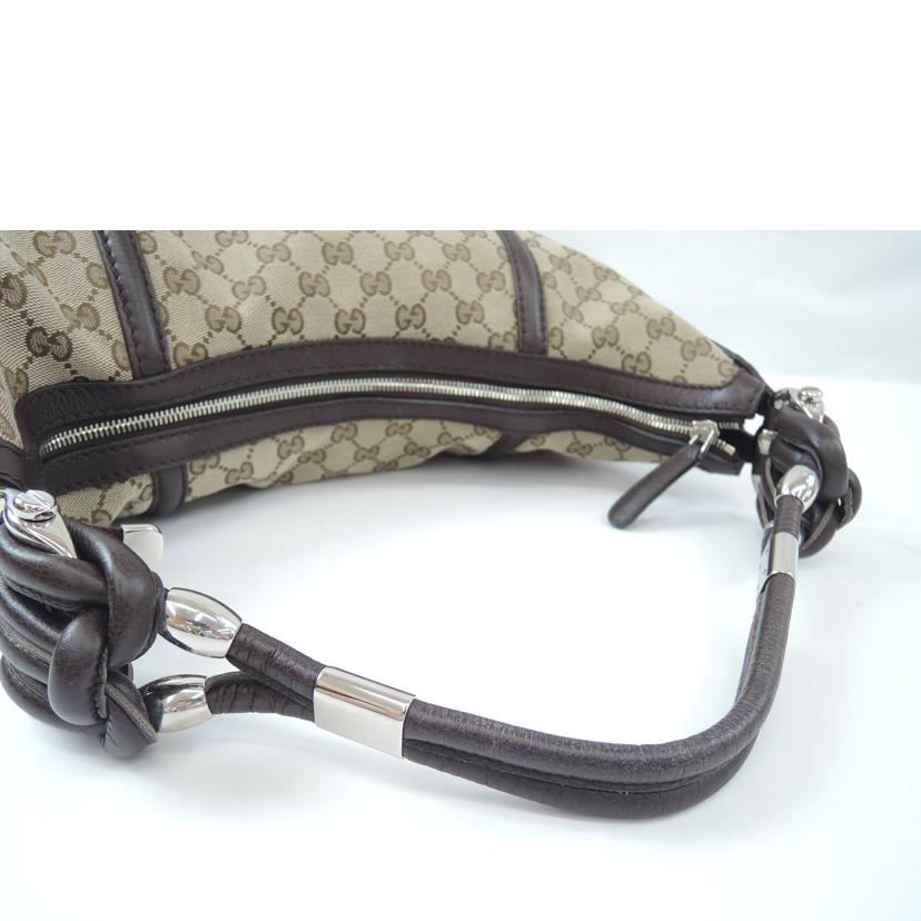 GUCCI グッチ/GGキャンバスバンブーフリンジワンショルダー/240261//005053/ABランク/06