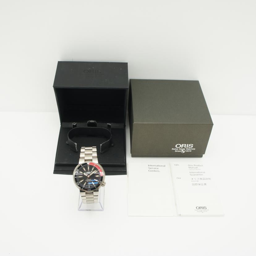 ORIS オリス/ダイバーズ・チタンデイト/自動巻き/733.7562.7154M//27-*****/Bランク/75