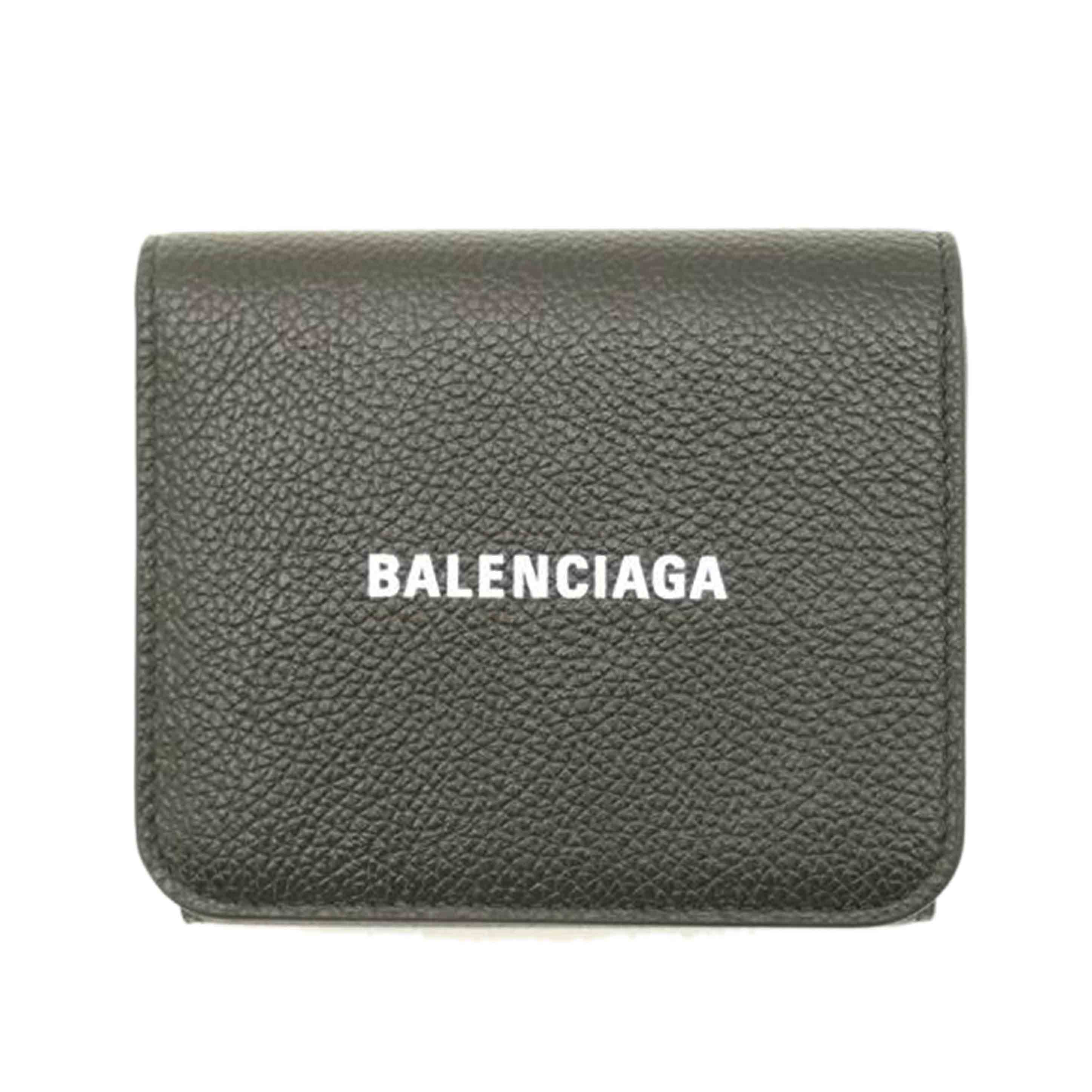 BALENCIAGA バレンシアガ 三つ折り財布 ミニウォレット ブラック