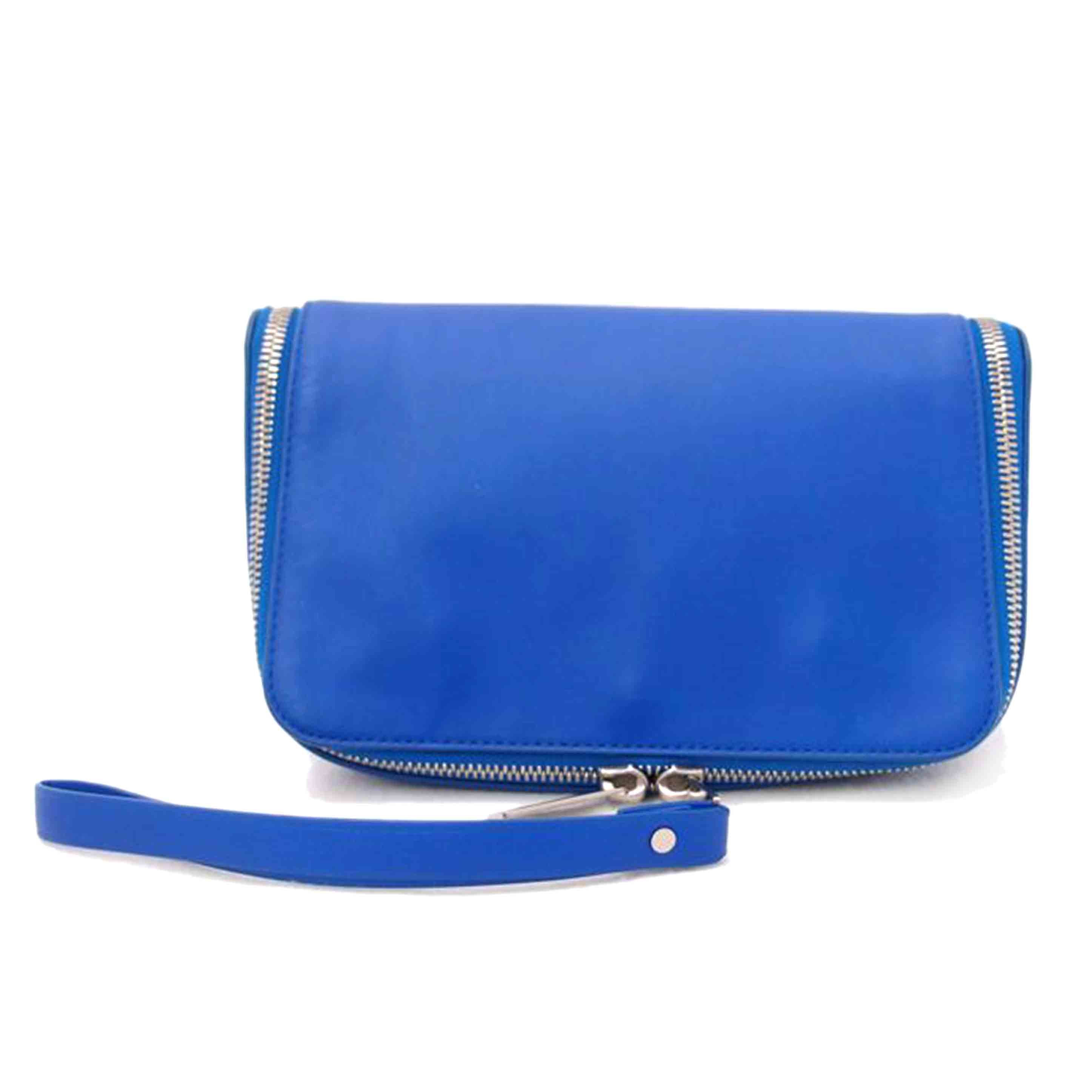 BOTTEGA VENETA ボッテガヴェネタ セカンドバック 小物入れ 青 メンズ レディース/オーガナイザーレザーポーチ/ブルー//SAランク/69