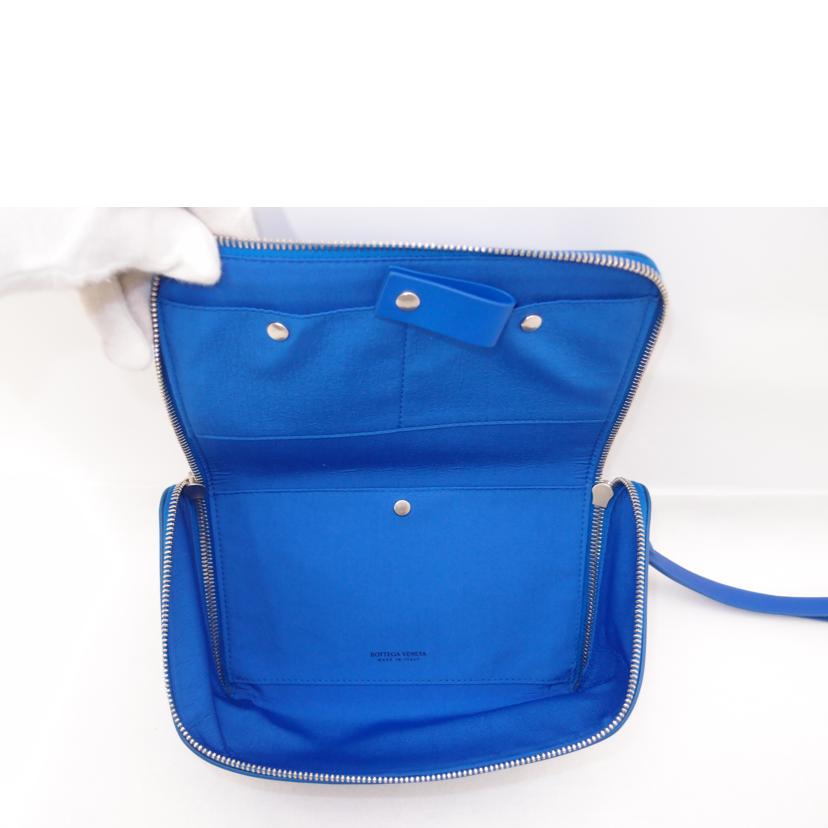 BOTTEGA VENETA ボッテガヴェネタ セカンドバック 小物入れ 青 メンズ レディース/オーガナイザーレザーポーチ/ブルー//SAランク/69