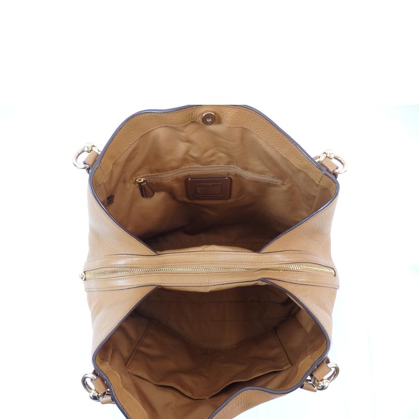 COACH コーチ/ショルダーバッグ/レザー/ブラウン/F80268//ABランク/72