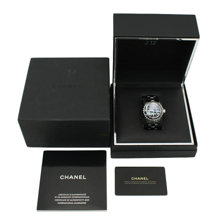 CHANEL シャネル/J12 ブラックセラミック デイト/クォーツ/H0682//L.C.77856/Bランク/75