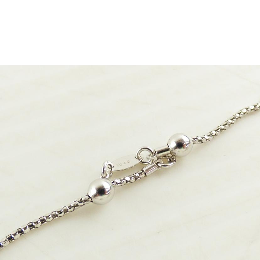 /K18WGブラックダイヤネックレス10.40//ABランク/64