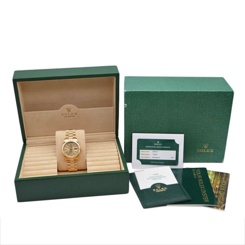 ROLEX ロレックス/デイデイト18K金無垢/シャンパンゴールド/118238//K39**********/Aランク/89