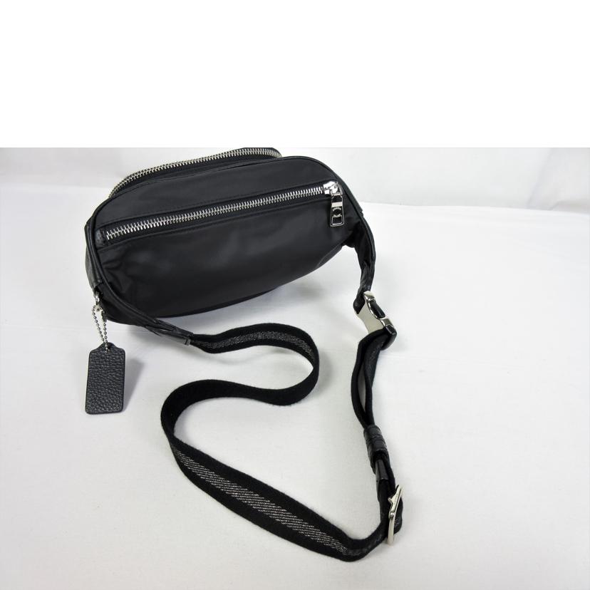 COACH コーチ/Cロゴ ナイロンレザー ボディバッグ/91066//M1947/Aランク/70