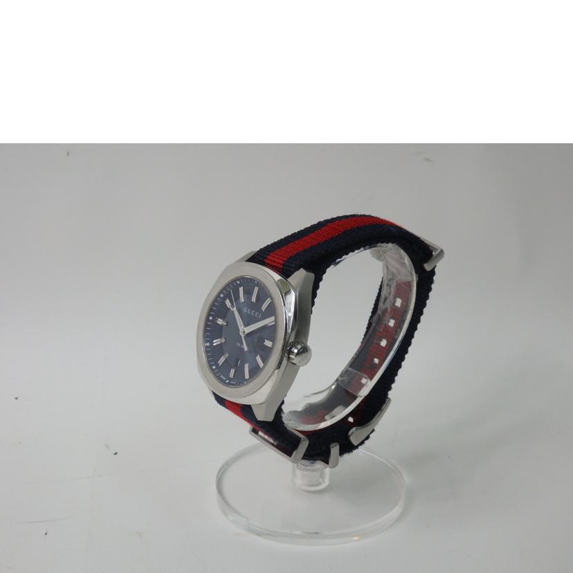 GUCCI グッチ/Gフェイス/ネイビー文字盤/メンズクォーツ/142.3//16296553/ABランク/84