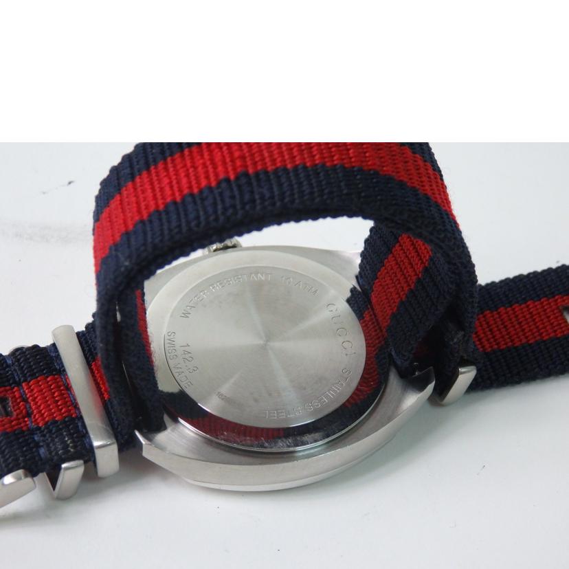 GUCCI グッチ/Gフェイス/ネイビー文字盤/メンズクォーツ/142.3//16296553/ABランク/84