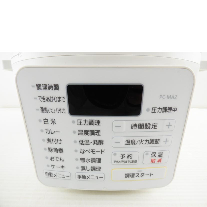 IRIS OHYAMA アイリスオーヤマ/電気圧力鍋/PC-MA2-W//2001319265/ABランク/64