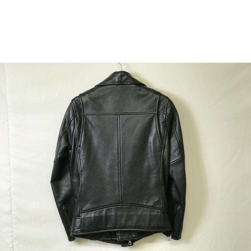6 BEAUTY&YOUTH ロク ビューティーアンドユース/ダブルライダースジャケット/黒/羊革/8625-199-0024//ABランク/51