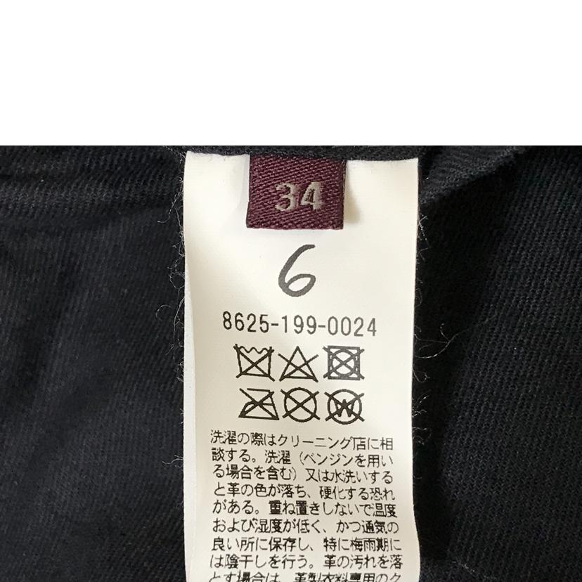 6 BEAUTY&YOUTH ロク ビューティーアンドユース/ダブルライダースジャケット/黒/羊革/8625-199-0024//ABランク/51