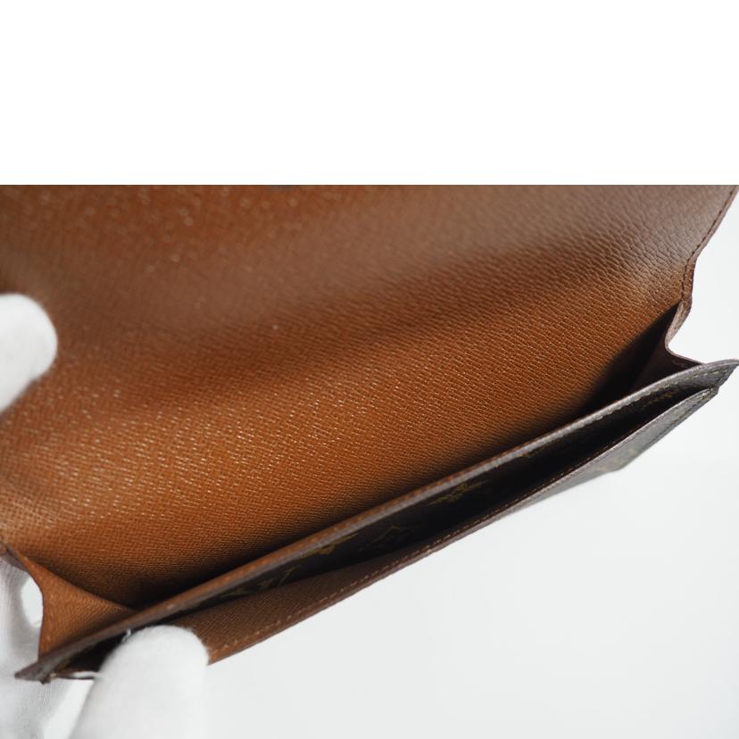 LOUIS VUITTON ルイヴィトン/ポルトフォイユ円 3カルトクレディ/モノグラム(旧)/M61818//MI0992/ABランク/79