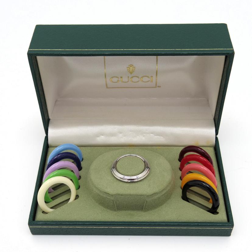 GUCCI グッチ/チェンジベゼルウォッチ/シルバー/クオーツ/11/12.2L//1967693/Bランク/75