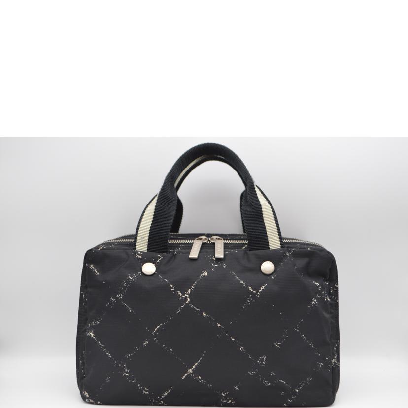 CHANEL シャネル/旧トラベルラインミニボストン/ノワール//585******/ABランク/89