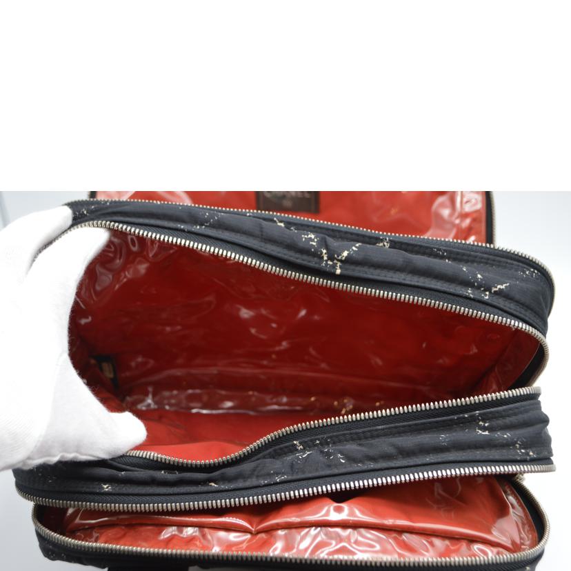 CHANEL シャネル/旧トラベルラインミニボストン/ノワール//585******/ABランク/89