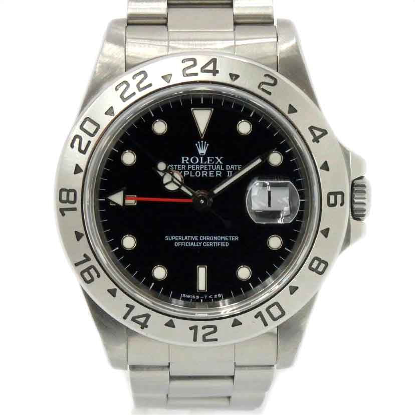 ROLEX ロレックス 腕時計 1997年頃製造 エク2 ステンレス メンズ/エクスプローラー2・ブラック/U番/16570//U58**********/ABランク/77