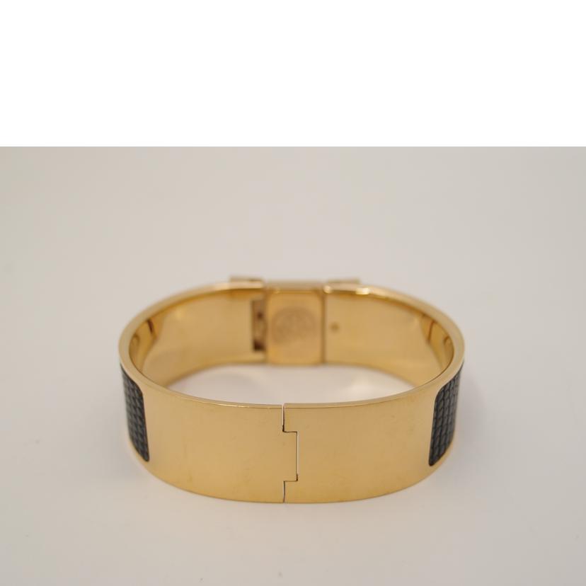 HERMES エルメス 腕時計 レディース リザード ゴールド/ロケ/バングルウォッチ/クォーツ/L01.201//1016893/Bランク/69