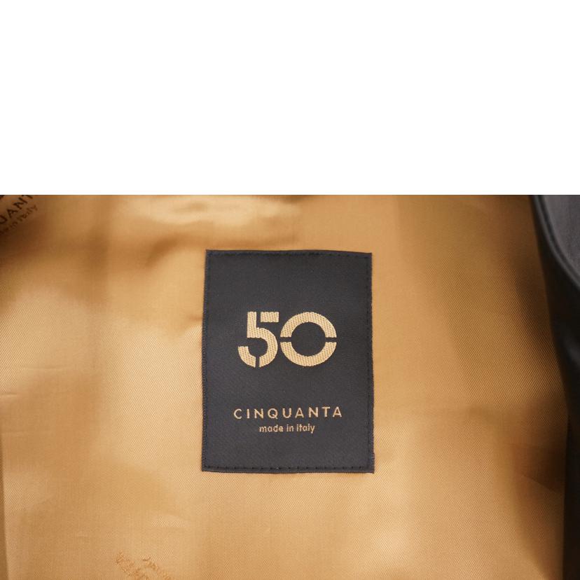 CINQUANTA チンクアンタ/CINQUANTA シングルライダースJKT/H-502//SAランク/67