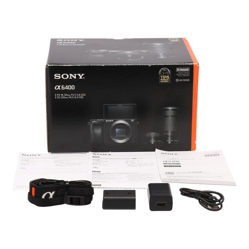 SONY ソニー/ミラーレス一眼/α6400ダブルズームレンズキット/ILCE-6400Y//S013113628A/Bランク/82