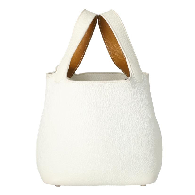 HERMES エルメス/ピコタンPM/トリヨンクレマンス/ホワイト//C□I/Bランク/75