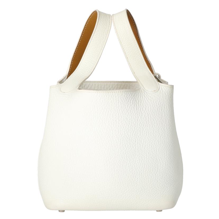 HERMES エルメス/ピコタンPM/トリヨンクレマンス/ホワイト//C□I/Bランク/75