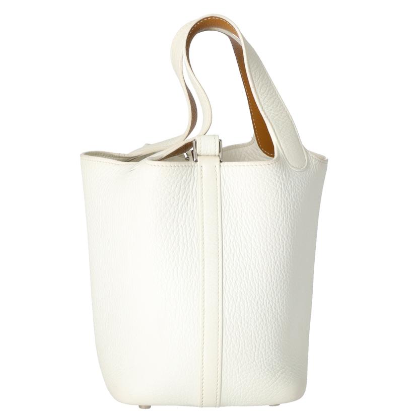 HERMES エルメス/ピコタンPM/トリヨンクレマンス/ホワイト//C□I/Bランク/75