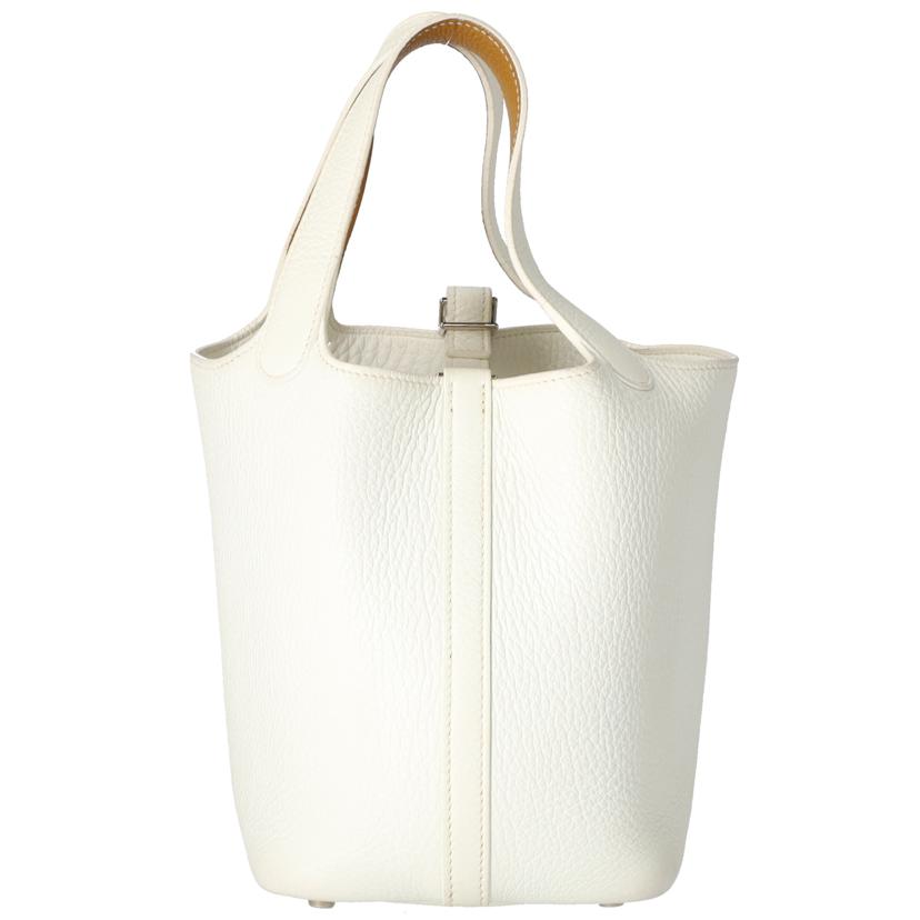 HERMES エルメス/ピコタンPM/トリヨンクレマンス/ホワイト//C□I/Bランク/75