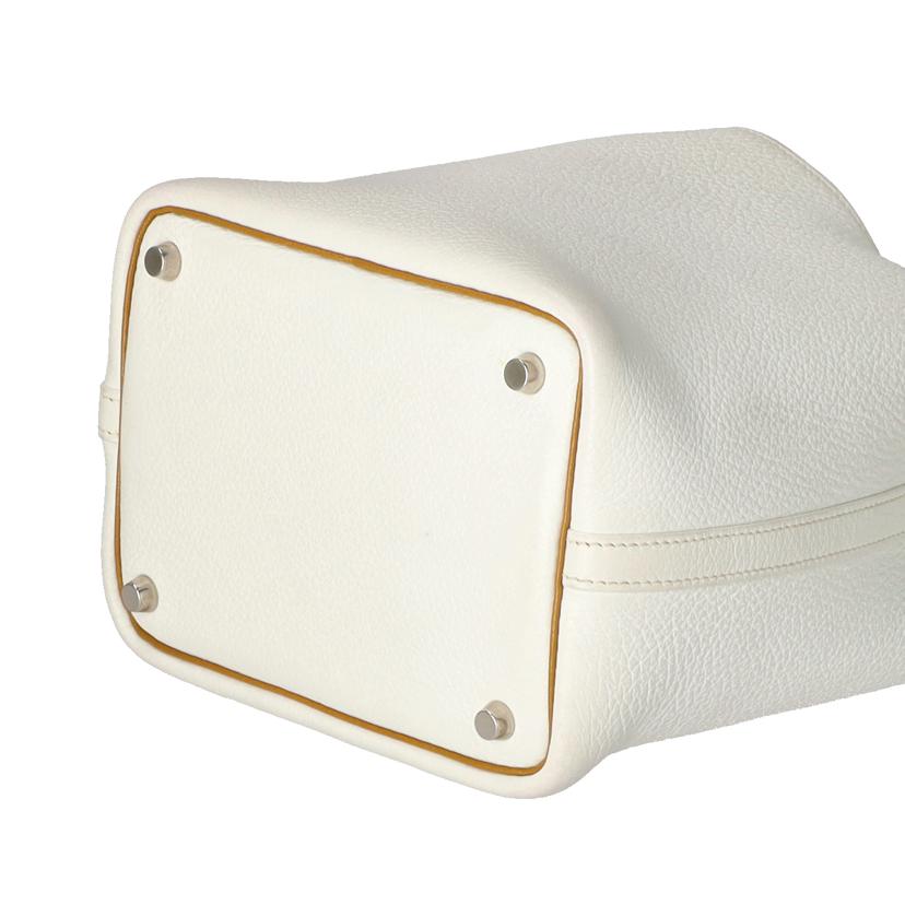 HERMES エルメス/ピコタンPM/トリヨンクレマンス/ホワイト//C□I/Bランク/75