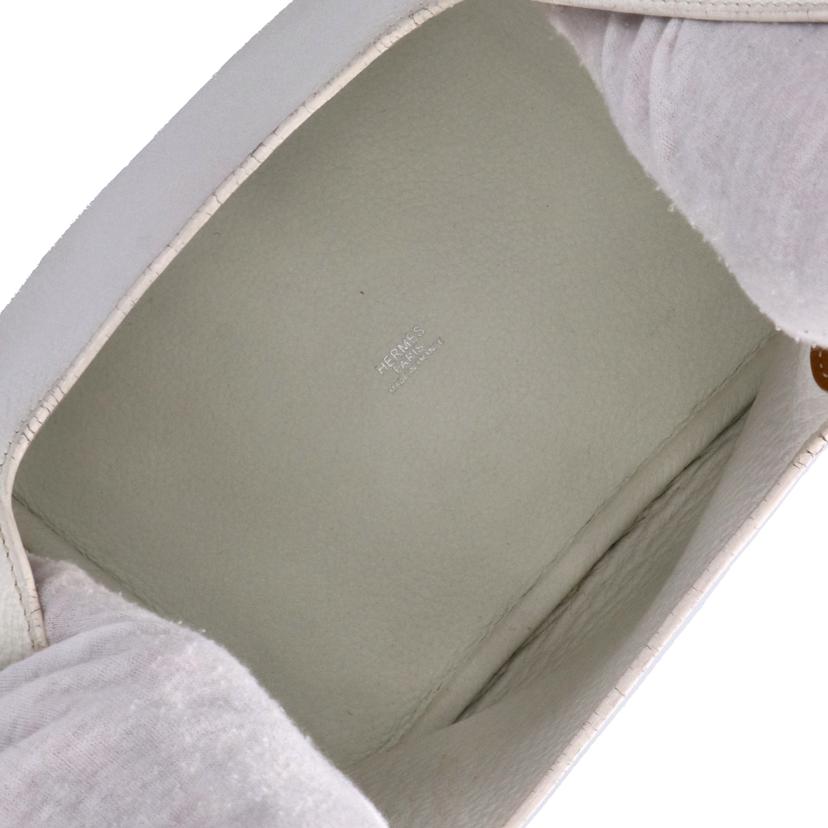 HERMES エルメス/ピコタンPM/トリヨンクレマンス/ホワイト//C□I/Bランク/75