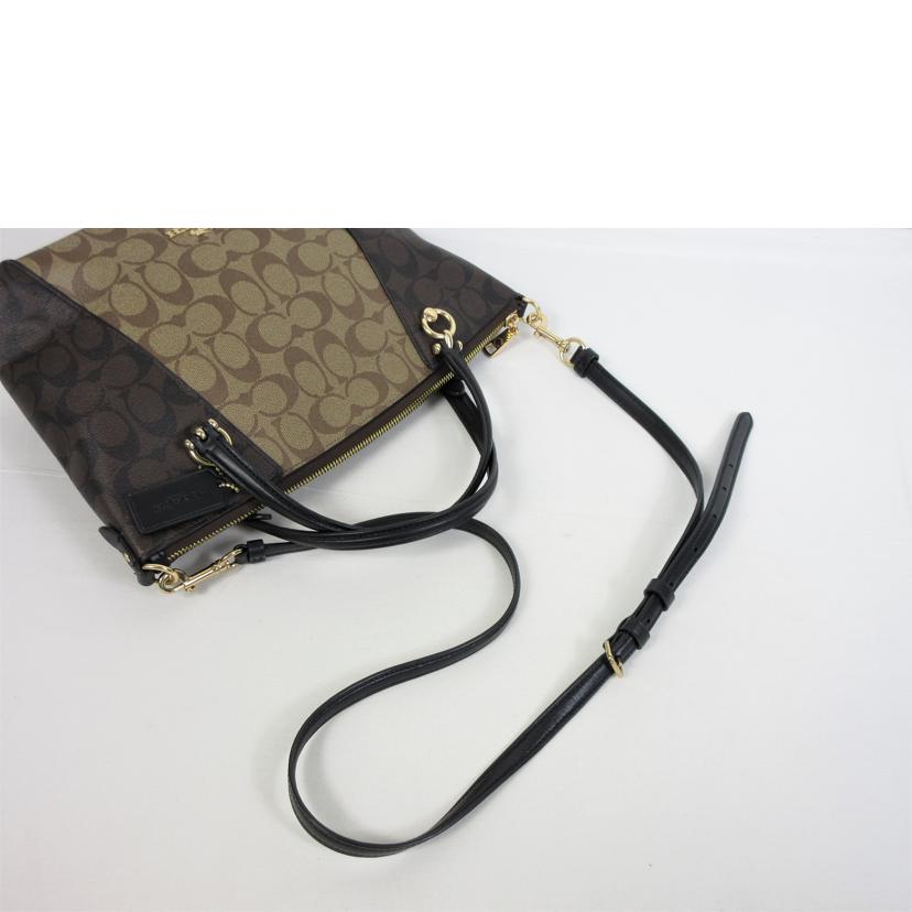 COACH コーチ/PVCシグネチャー ケイシーサッチェル/C6838//F2261/Aランク/70