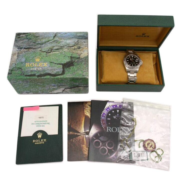 ROLEX ロレックス/エクスプローラーⅡ/黒文字盤/16570//Y11****/Aランク/75