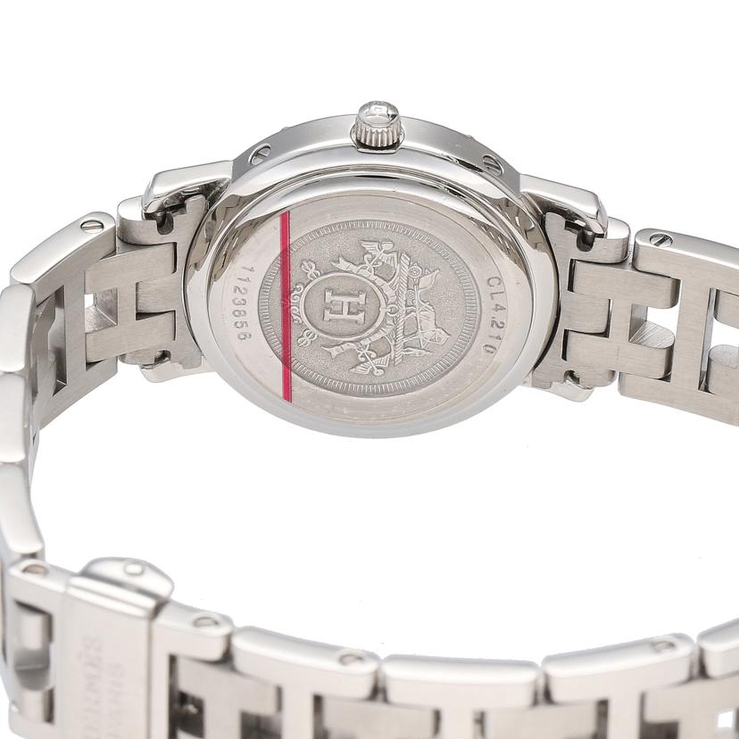 HERMES エルメス/クリッパー/ホワイト文字盤/CL4.210//112****/Aランク/75