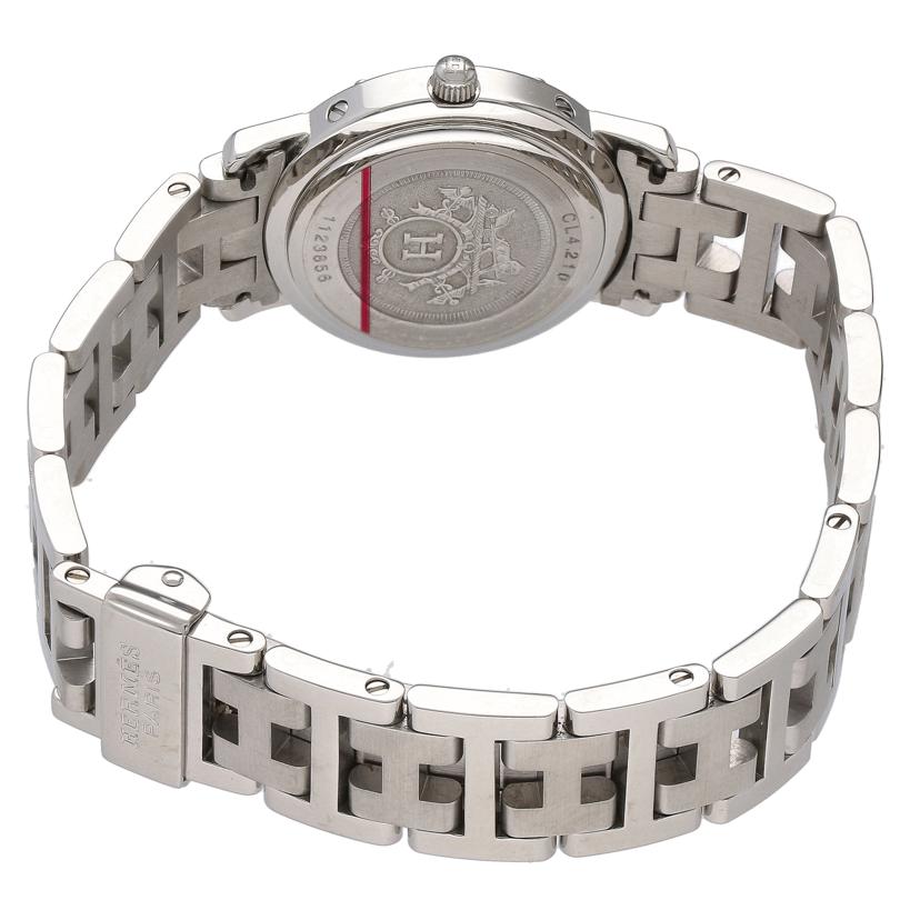 HERMES エルメス/クリッパー/ホワイト文字盤/CL4.210//112****/Aランク/75