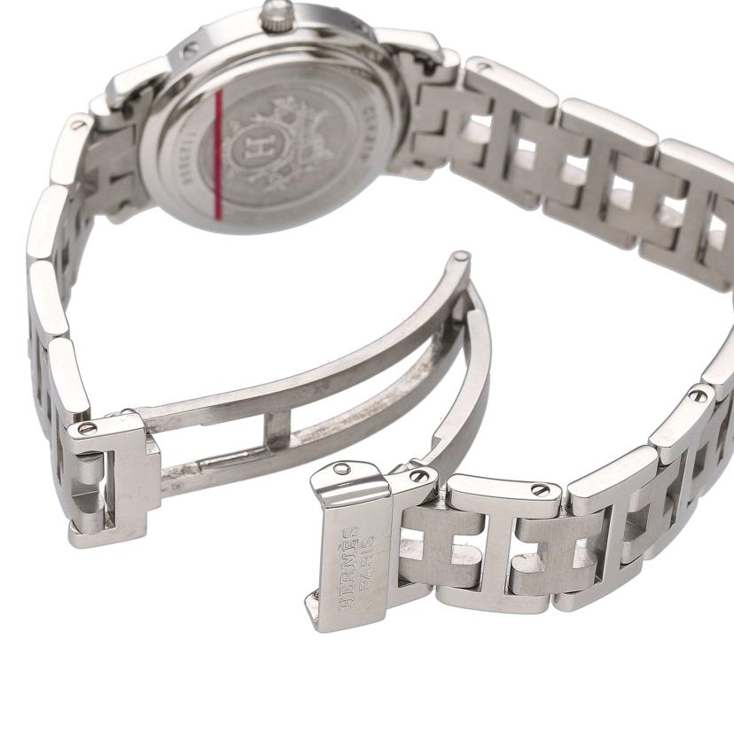 HERMES エルメス/クリッパー/ホワイト文字盤/CL4.210//112****/Aランク/75