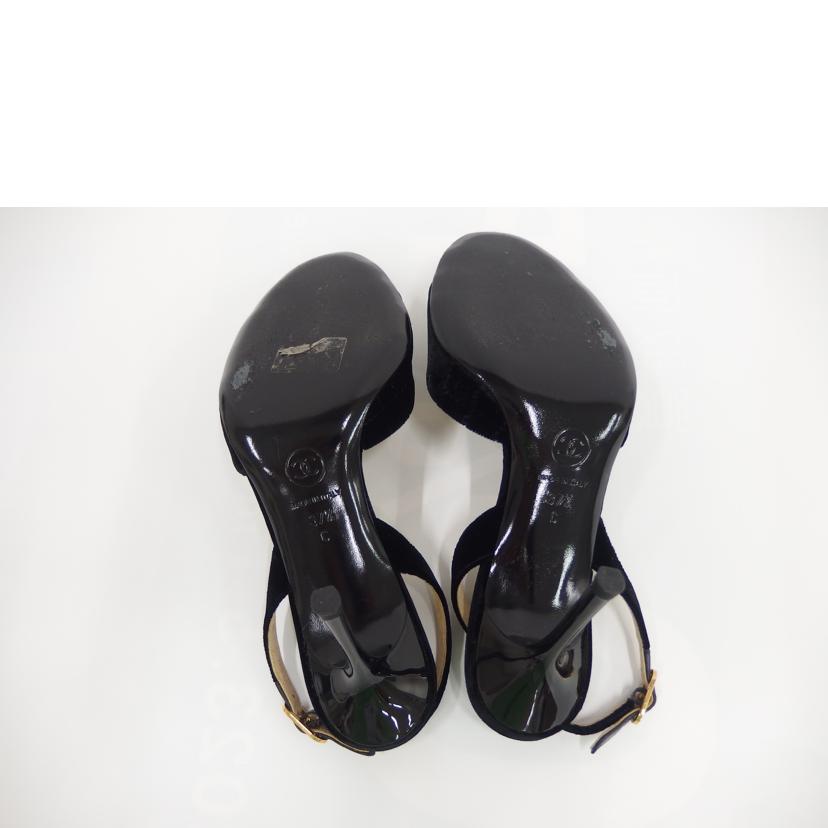 CHANEL シャネル/カメリアベロアパンプス/サイズ37/2/1//約25****/Bランク/82