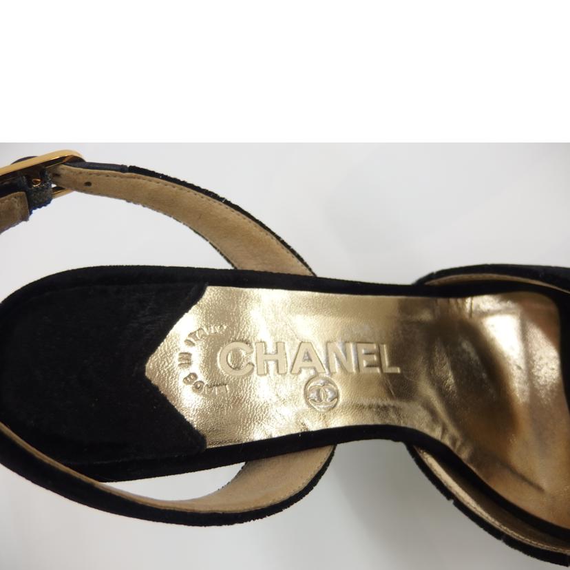 CHANEL シャネル/カメリアベロアパンプス/サイズ37/2/1//約25****/Bランク/82