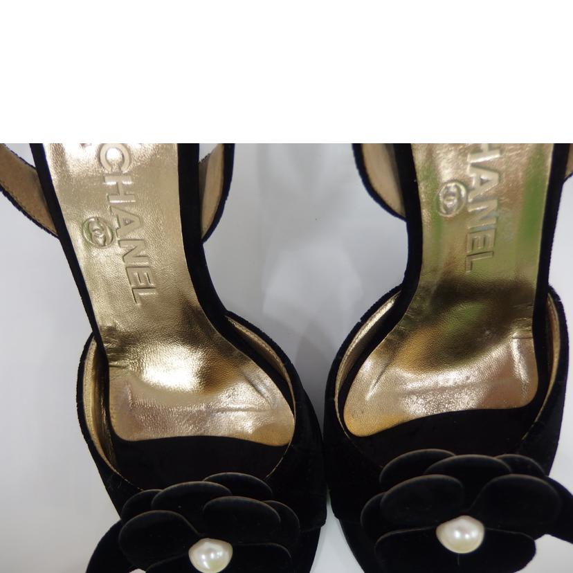 CHANEL シャネル/カメリアベロアパンプス/サイズ37/2/1//約25****/Bランク/82