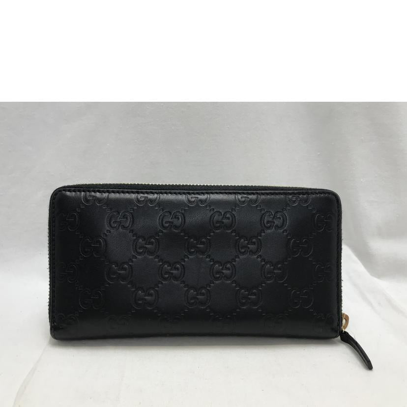 GUCCI グッチ/グッチシマラウンドファスナー長財布/307980//206*/Bランク/51