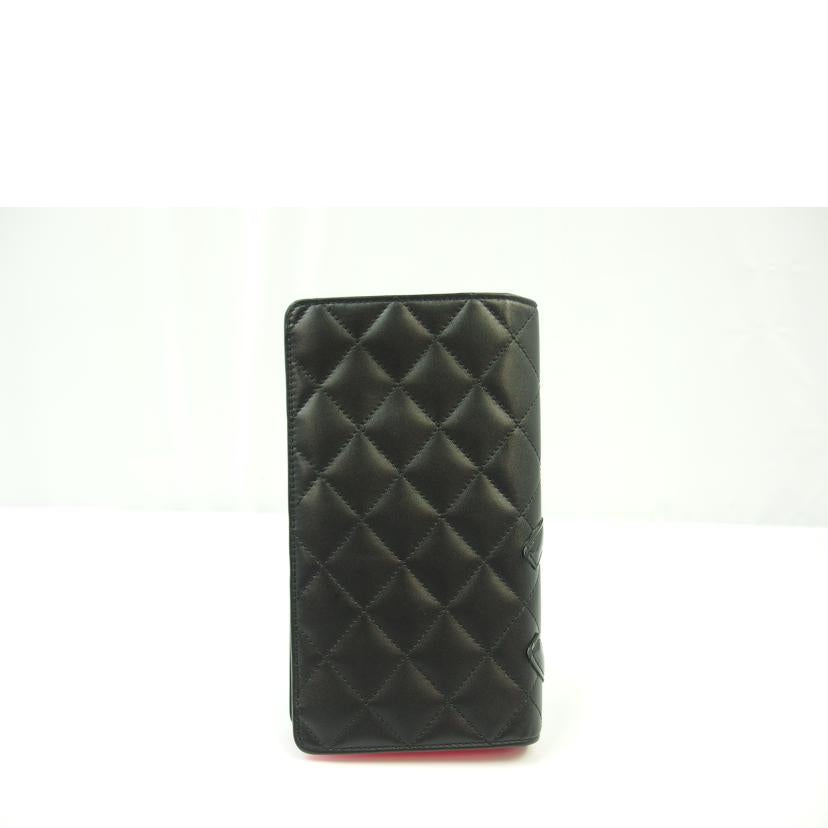 CHANEL シャネル/カンボンライン2つ折長財布/A26717//16954393/Bランク/83