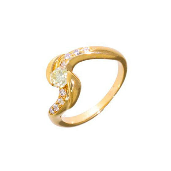 / K18ダイヤリング0.46ct//Aランク/75