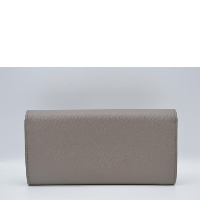 CELINE セリーヌ/グレインドカーフスキンラージフラップ長財布/10B563BEL//W-F******/Bランク/89