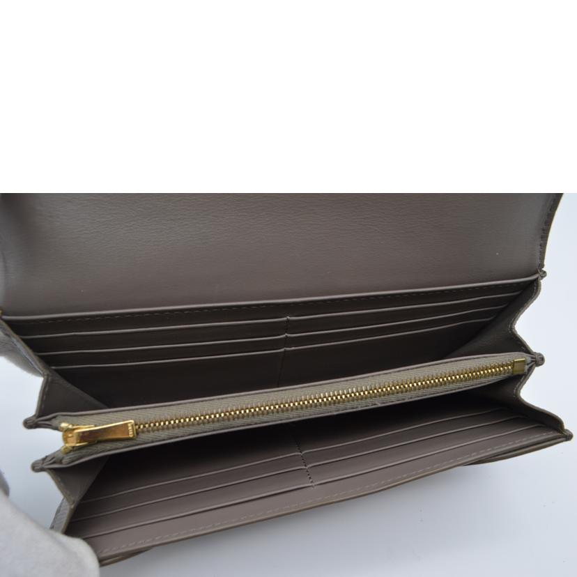 CELINE セリーヌ/グレインドカーフスキンラージフラップ長財布/10B563BEL//W-F******/Bランク/89